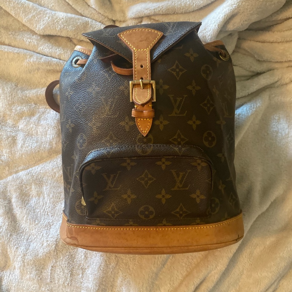 Vintage Louis Vuitton Montsouris backpack.